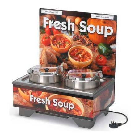 VollrathÂ,  Full-Size Soup Merchandiser Base W/Menu Board, 120 Volt